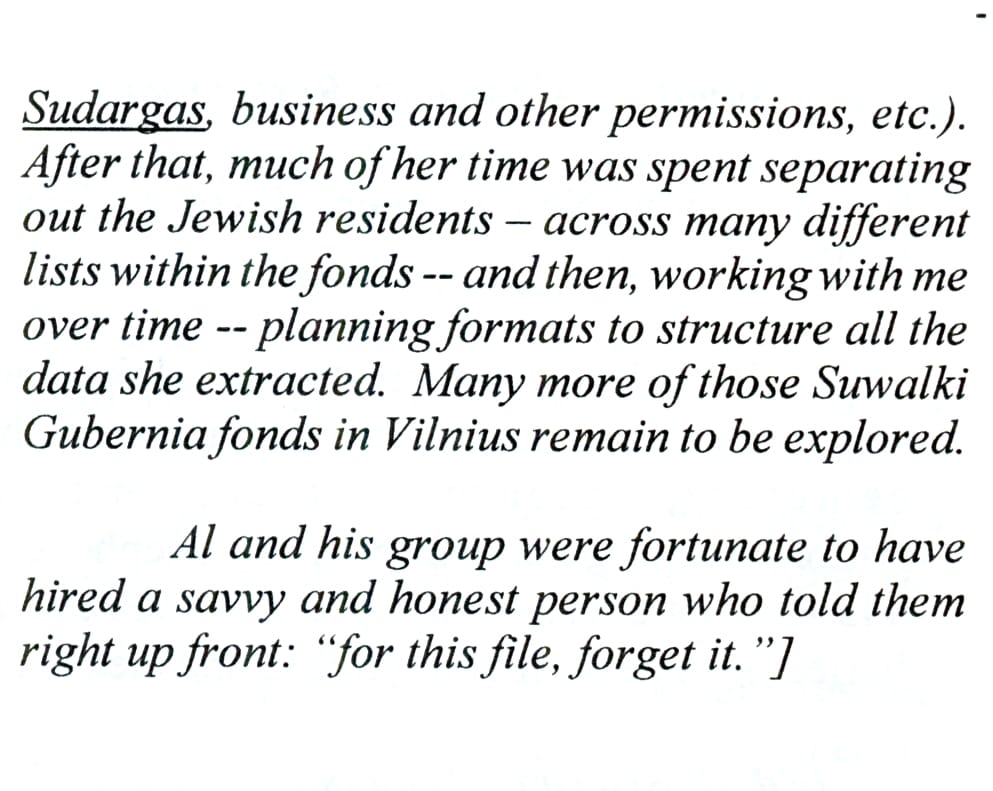 Landsmen newsletter, 2010 — article about the Sopotskin cemetery restoration project, page 2
