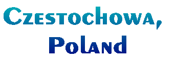 Decorative banner for Czestochowa, Poland